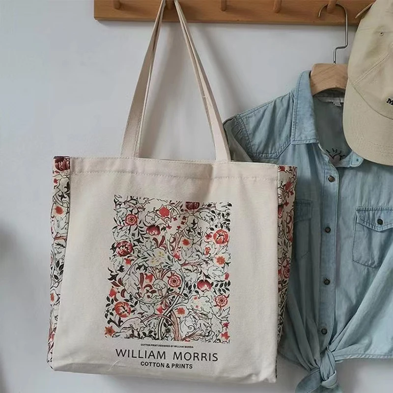 William Morris Vintage Botanical Print Canvas Bag Women's Shoulder Bag Shopping Bag Student School Bag Women's Tote Bag
William Morris Vintage Botanical Print Canvas Bag Women's Shoulder Bag Shopping Bag Student School Bag Women's Tote Bag