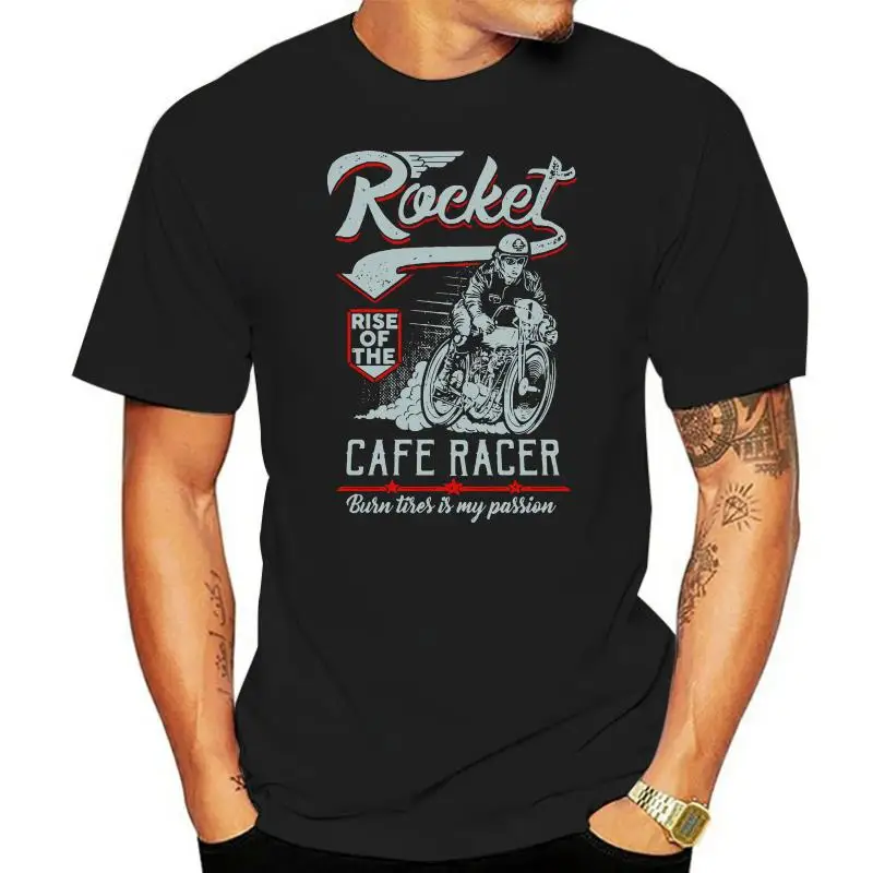 New 2022 Fashion High Quality Tops Hipster T shirt Rocket Rise Of The Cafe Racer Vintage Classic Motorcycle Biker Mens Tee Shirt
New 2022 Fashion High Quality Tops Hipster T shirt Rocket Rise Of The Cafe Racer Vintage Classic Motorcycle Biker Mens Tee Shirt