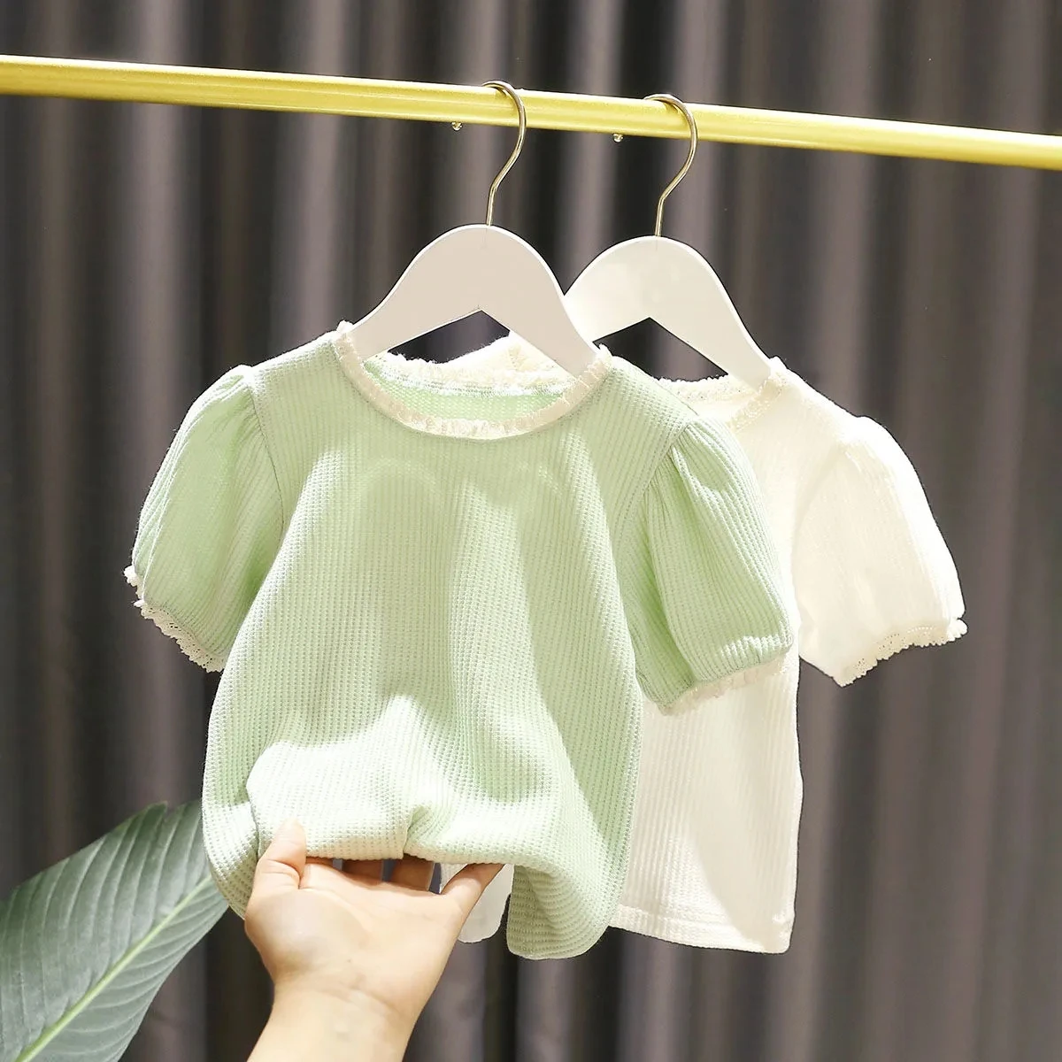 Baby kids girls bottom t-shirts baby girls summer Korean lace short sleeve T-shirts children casual cotton cool tops P4 611
Baby kids girls bottom t-shirts baby girls summer Korean lace short sleeve T-shirts children casual cotton cool tops P4 611