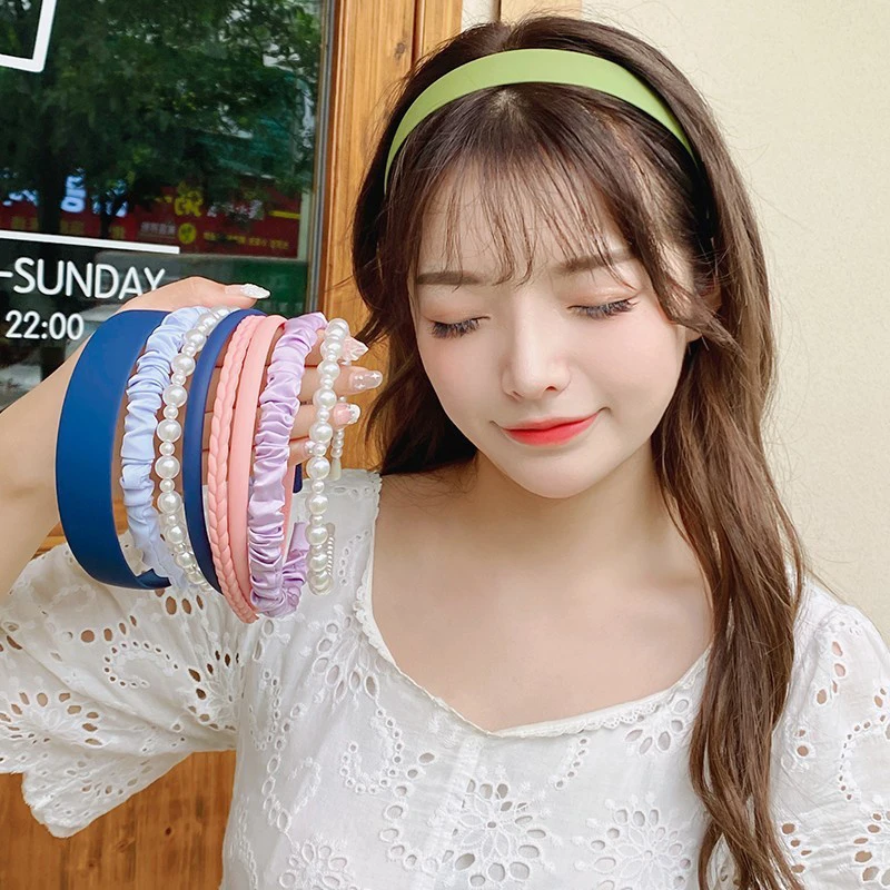 8Pcs/set Korean Macaron Pearl Headband Girls Colorful Ribbon Hair Band Wash Face Headband Headdress Sweet Women Hair Accessories
8Pcs/set Korean Macaron Pearl Headband Girls Colorful Ribbon Hair Band Wash Face Headband Headdress Sweet Women Hair Accessories