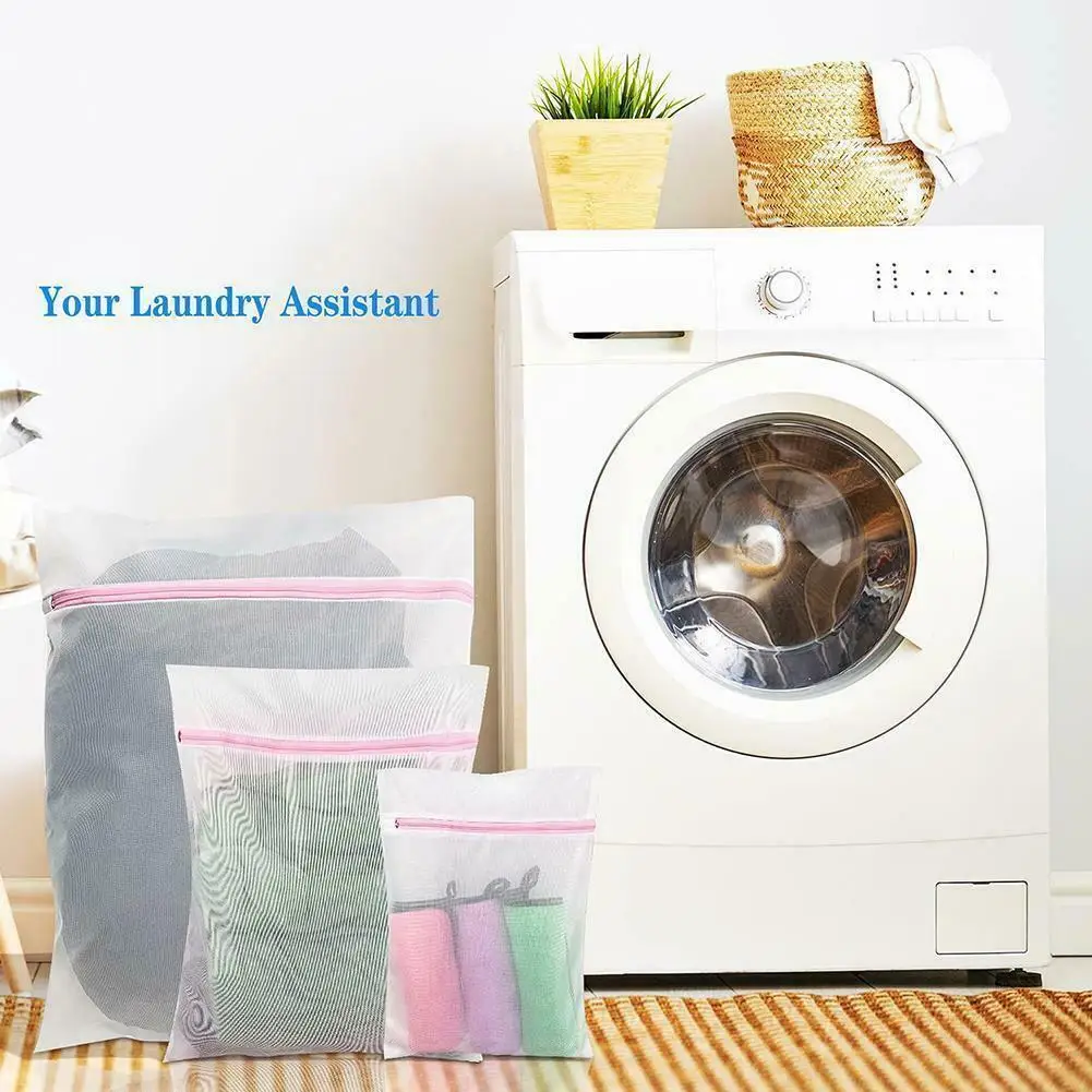 3 Size Mesh Laundry Bag Polyester Home Organizer Coarse Net Laundry Basket Laundry Bags For Washing Machines Mesh Bra Bag
3 Size Mesh Laundry Bag Polyester Home Organizer Coarse Net Laundry Basket Laundry Bags For Washing Machines Mesh Bra Bag