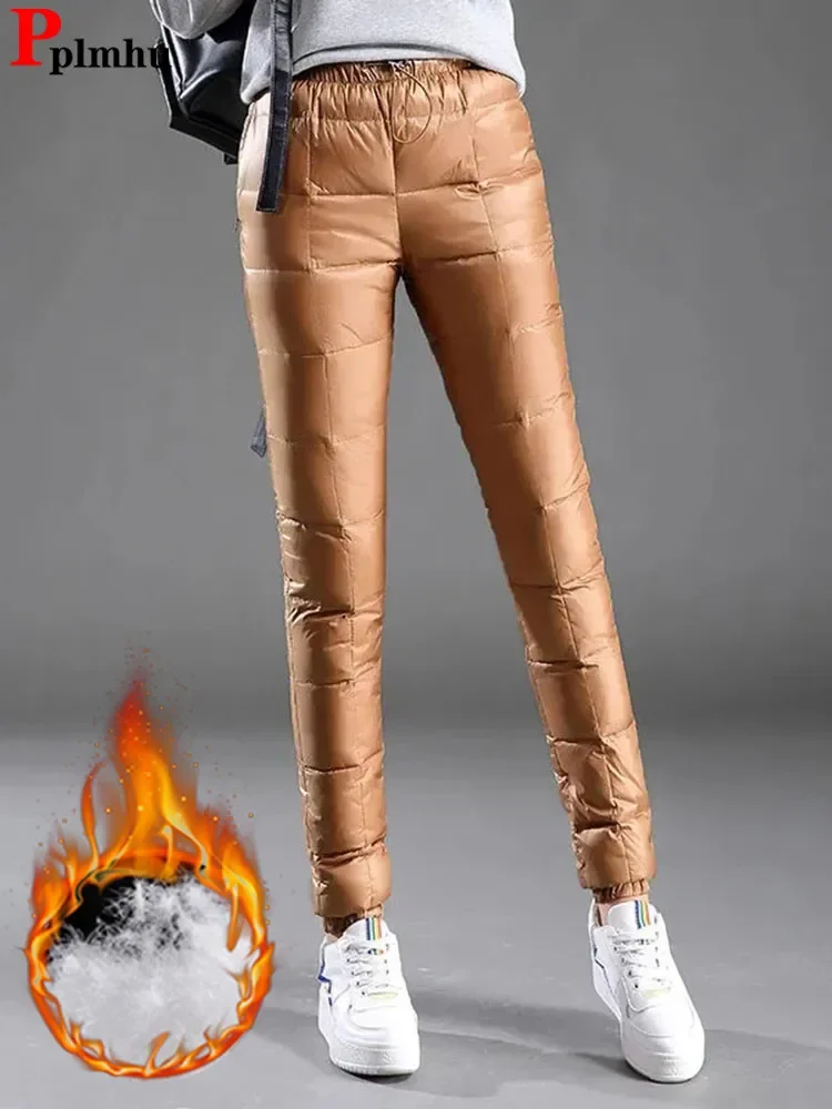 Winter Womens Slim Down Cotton Pants Casual Thicken Windproof Sweatpants High Waist Snow Wear Joggers Pantalones 2023 New Baggy
Winter Womens Slim Down Cotton Pants Casual Thicken Windproof Sweatpants High Waist Snow Wear Joggers Pantalones 2023 New Baggy