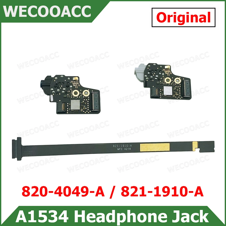 Оригинальная плата для наушников I/O с гибким кабелем 820-4049-A 821-1910-A для Macbook Retina 12 дюймов A1534 2015 2016 2017 лет
Оригинальная плата для наушников I/O с гибким кабелем 820-4049-A 821-1910-A для Macbook Retina 12 дюймов A1534 2015 2016 2017 лет