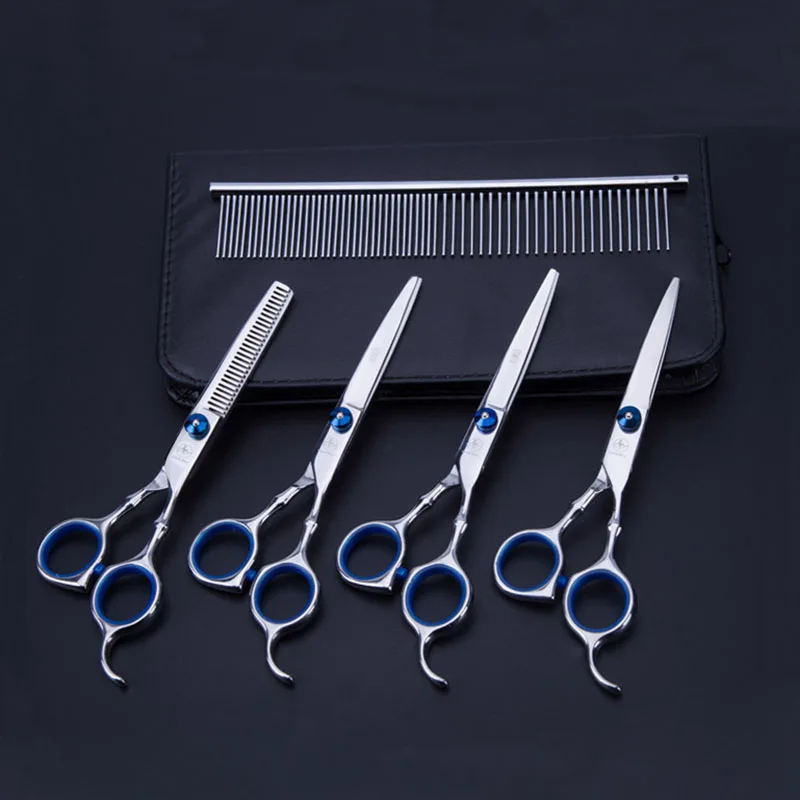 Pet Dogs Grooming Scissors Stainless Steel Cat Hair Thinning Shear Sharp Edge Pet Scissors Kit for Dogs Barber Cutting Tool
Pet Dogs Grooming Scissors Stainless Steel Cat Hair Thinning Shear Sharp Edge Pet Scissors Kit for Dogs Barber Cutting Tool