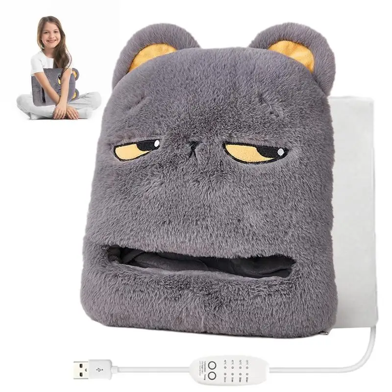 Electric Heated Foot Warmer Cartoon Plush Cat Shape Foot Heater With Timer And Temperature Setting Anti Skid Under Desk Foot
Electric Heated Foot Warmer Cartoon Plush Cat Shape Foot Heater With Timer And Temperature Setting Anti Skid Under Desk Foot