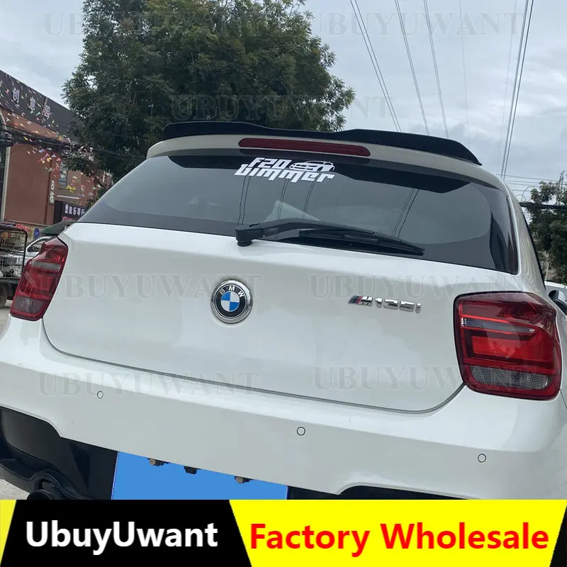 

For BMW F20 116 118 120 125 M135I Spoiler High Quality ABS Material Car Rear Wing Primer Color Spoiler 2012-2015