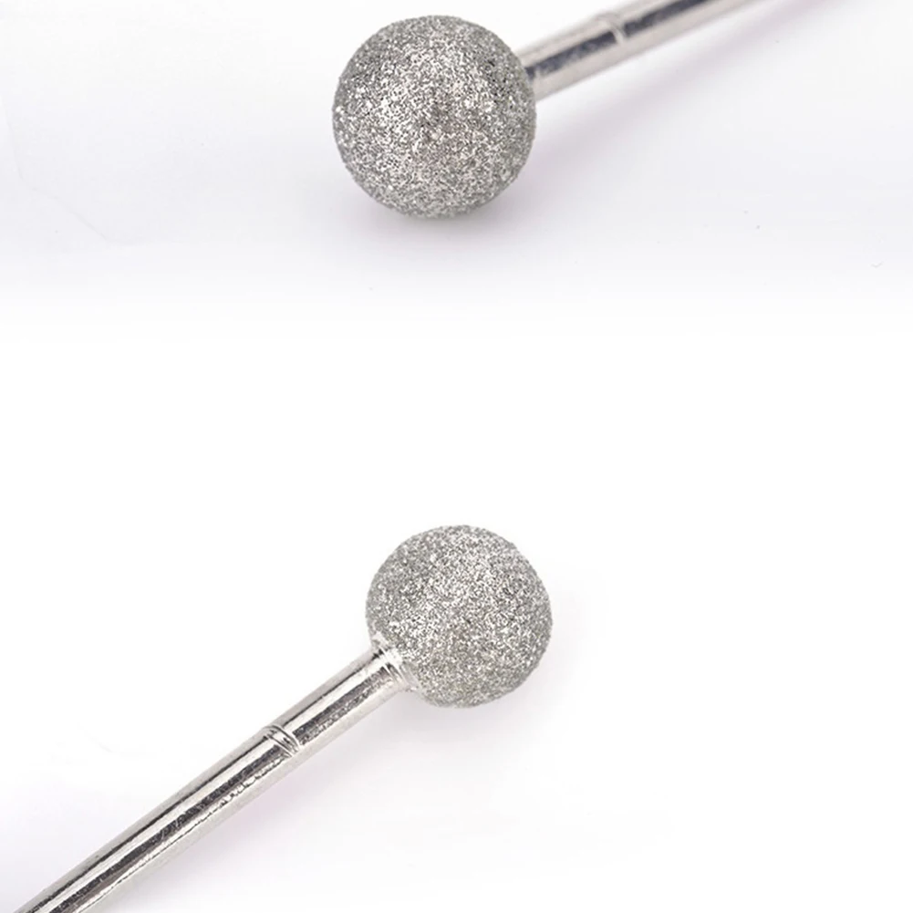 10Pcs Diamond Round Ball Burr Grind Needle Head Drill Bit Set For Carving Engraving Drilling 4-12mm Carving Tools
10Pcs Diamond Round Ball Burr Grind Needle Head Drill Bit Set For Carving Engraving Drilling 4-12mm Carving Tools