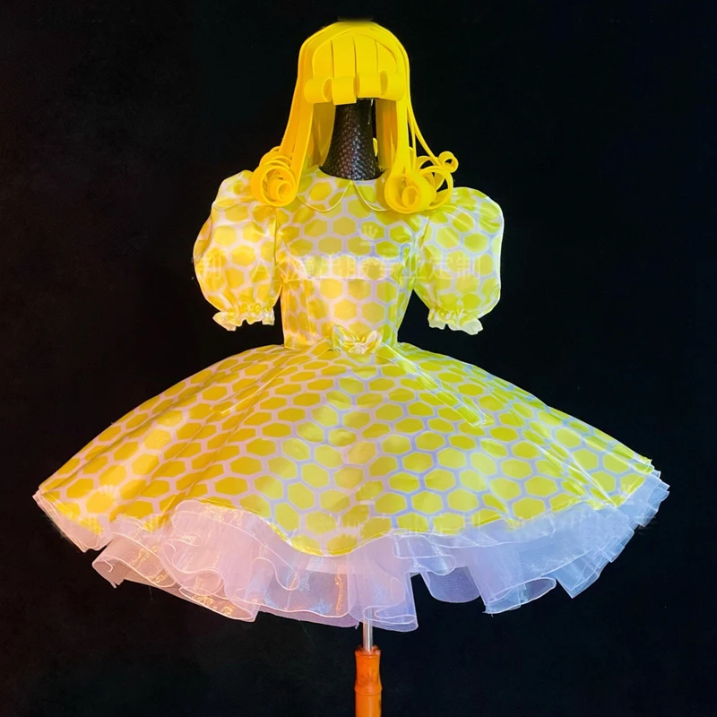 Флуоресцентные цвета, платье-пачка принцессы, юбка-зонтик, костюм ГОГО, сценический наряд
Флуоресцентные цвета, платье-пачка принцессы, юбка-зонтик, костюм ГОГО, сценический наряд