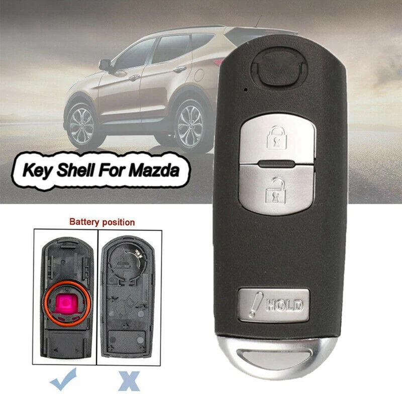 Replacement 3Button Remote Key Fob Shell Case For Mazda 3 CX-3 CX-5 9 SKE13D-01
Replacement 3Button Remote Key Fob Shell Case For Mazda 3 CX-3 CX-5 9 SKE13D-01