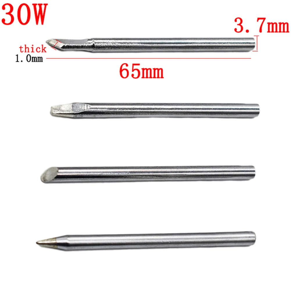 4Pcs 30 40 60W Lead-free Soldering Iron Tip B C D K External Heat Soldering Iron For Lower Temperature Soldering
4Pcs 30 40 60W Lead-free Soldering Iron Tip B C D K External Heat Soldering Iron For Lower Temperature Soldering