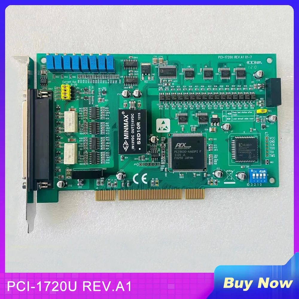 4-Channel Isolated Analog Output Card For Advantech Capture Card PCI-1720U REV.A1
4-Channel Isolated Analog Output Card For Advantech Capture Card PCI-1720U REV.A1
