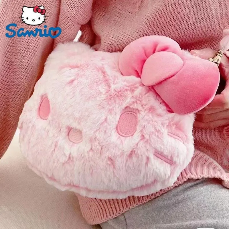 Hello Kitty Sanrio Kawaii Plush Handbag Lovely Girls Cosmetic Bag Cartoon Anime Single Style Shoulded Coin Purse Birthday Gifts
Hello Kitty Sanrio Kawaii Plush Handbag Lovely Girls Cosmetic Bag Cartoon Anime Single Style Shoulded Coin Purse Birthday Gifts