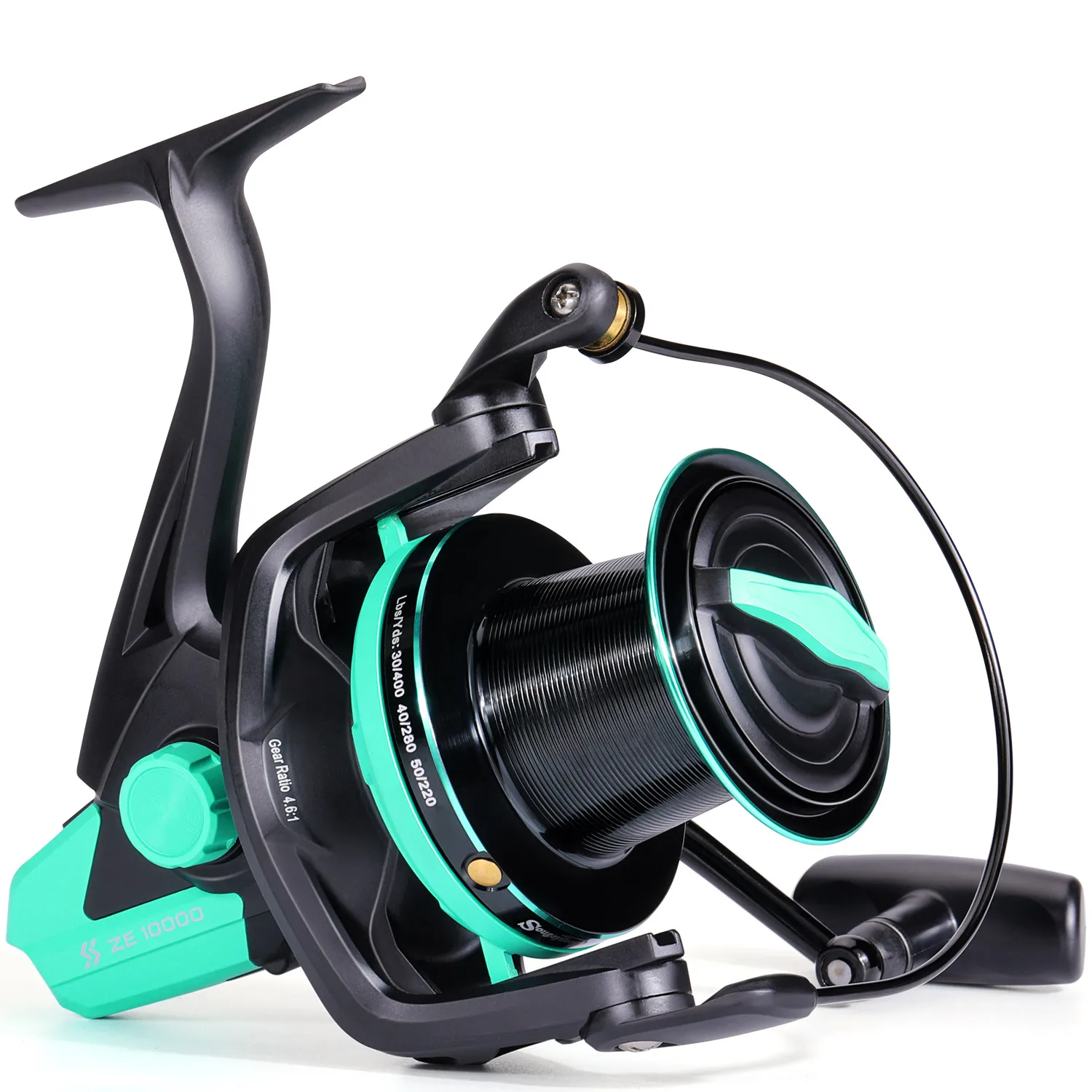 Sougayilang Spinning Fishing Reel 10000 Serie 4.6:1 High Speed Gear Ratio Aluminum Spool 25kg Powerful Brake System Fishing Reel
Sougayilang Spinning Fishing Reel 10000 Serie 4.6:1 High Speed Gear Ratio Aluminum Spool 25kg Powerful Brake System Fishing Reel