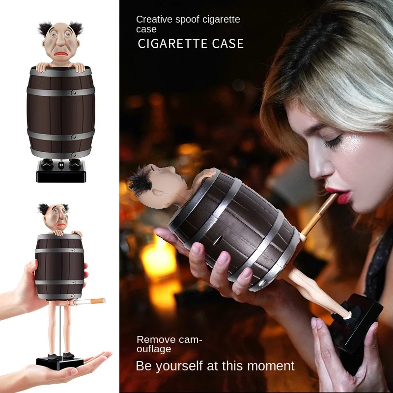Creative Cigarettes Dispenser Automatic Ejection Cigarettes Storage Box Spoof Cigaret Storage Case Unique Cigaret Holder Decor
Creative Cigarettes Dispenser Automatic Ejection Cigarettes Storage Box Spoof Cigaret Storage Case Unique Cigaret Holder Decor