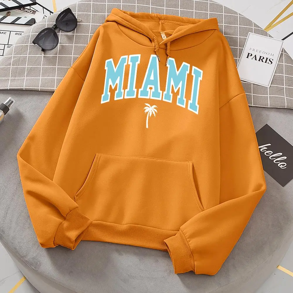 Miami Florida U.S.A Letter Print Women Hoody Autumn High Quality Sweatshirt Autumn Warm Casual Hooded Hip Hop Loose Female Tops
Miami Florida U.S.A Letter Print Women Hoody Autumn High Quality Sweatshirt Autumn Warm Casual Hooded Hip Hop Loose Female Tops