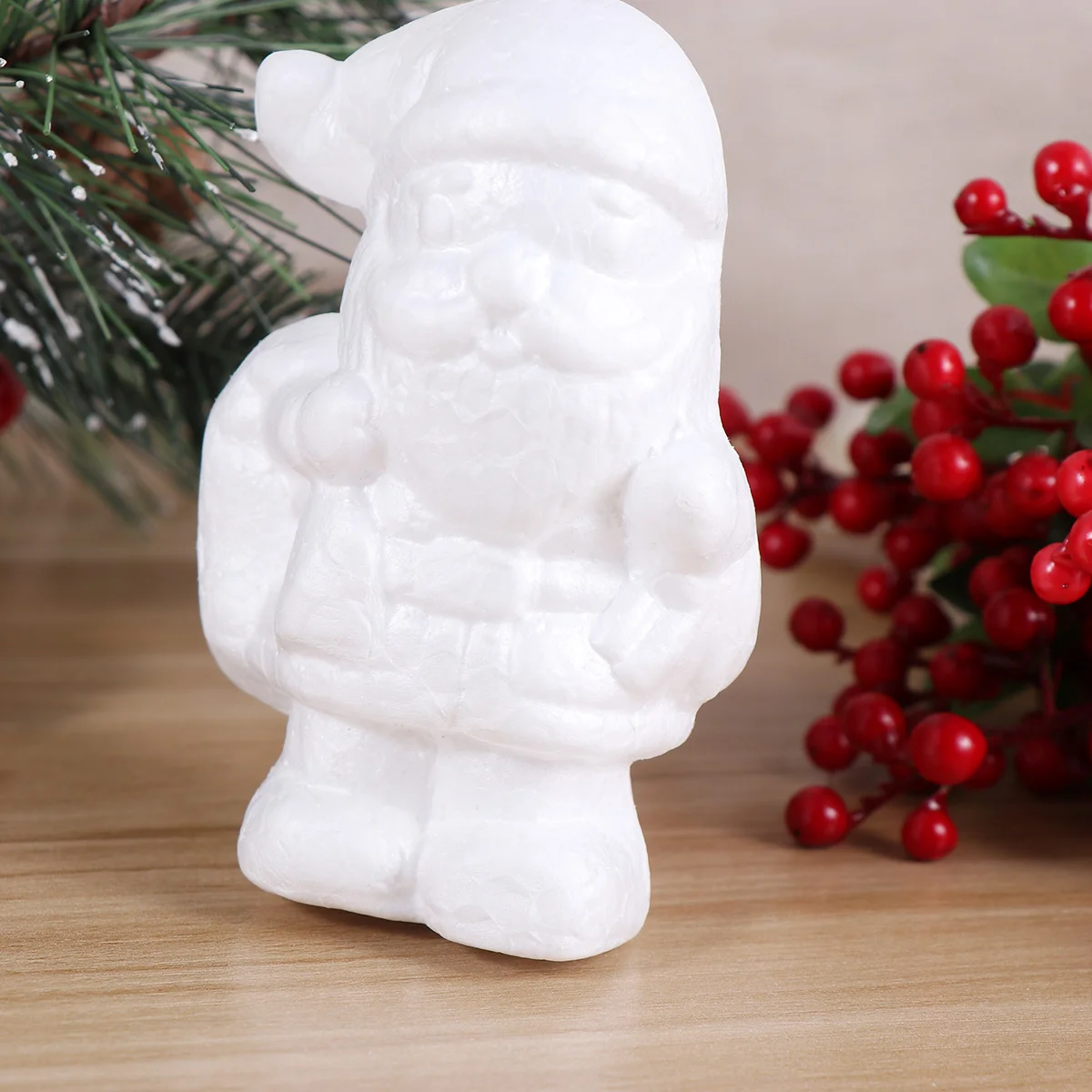 6pcs Santa Claus Ornaments Balls Xmas Table Centerpiece Modelling Santa Claus Shapes
6pcs Santa Claus Ornaments Balls Xmas Table Centerpiece Modelling Santa Claus Shapes