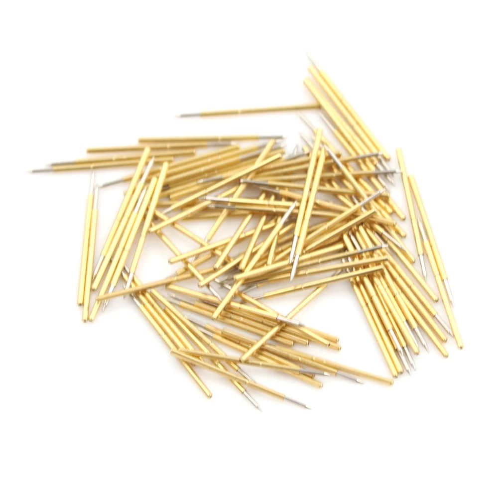 Hot Sale 100pcs P50-B1 Dia 0.68mm Length 16mm 75g Spring Pressure Test Probe Pogo Pin
Hot Sale 100pcs P50-B1 Dia 0.68mm Length 16mm 75g Spring Pressure Test Probe Pogo Pin