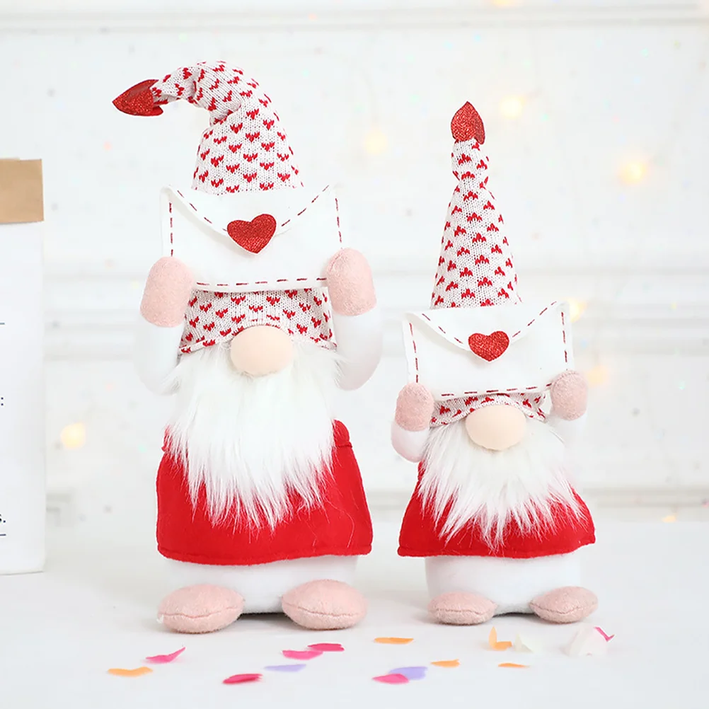 4 Pcs Faceless Ornament Valentine's Day Plush Gnome Festival Tablescape Decor Stuffed Gnomes Gift Decorations Desktop
4 Pcs Faceless Ornament Valentine's Day Plush Gnome Festival Tablescape Decor Stuffed Gnomes Gift Decorations Desktop