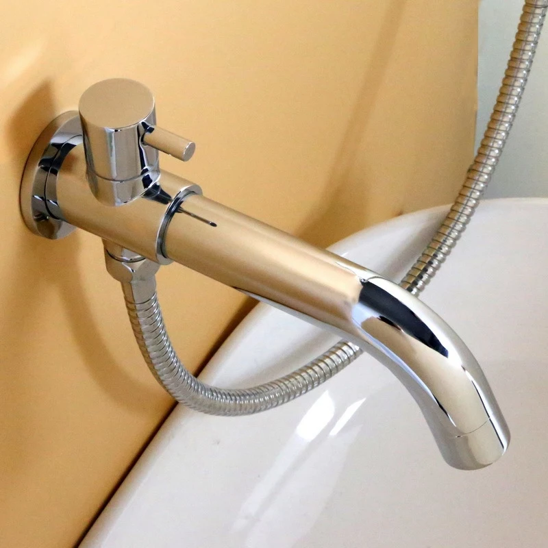 Bathroom Extra Long Faucet Inwall Mounted Spout Filler Bathtub Shower Mixer Tub Spout with 1.5M Hose, Chrome
Bathroom Extra Long Faucet Inwall Mounted Spout Filler Bathtub Shower Mixer Tub Spout with 1.5M Hose, Chrome