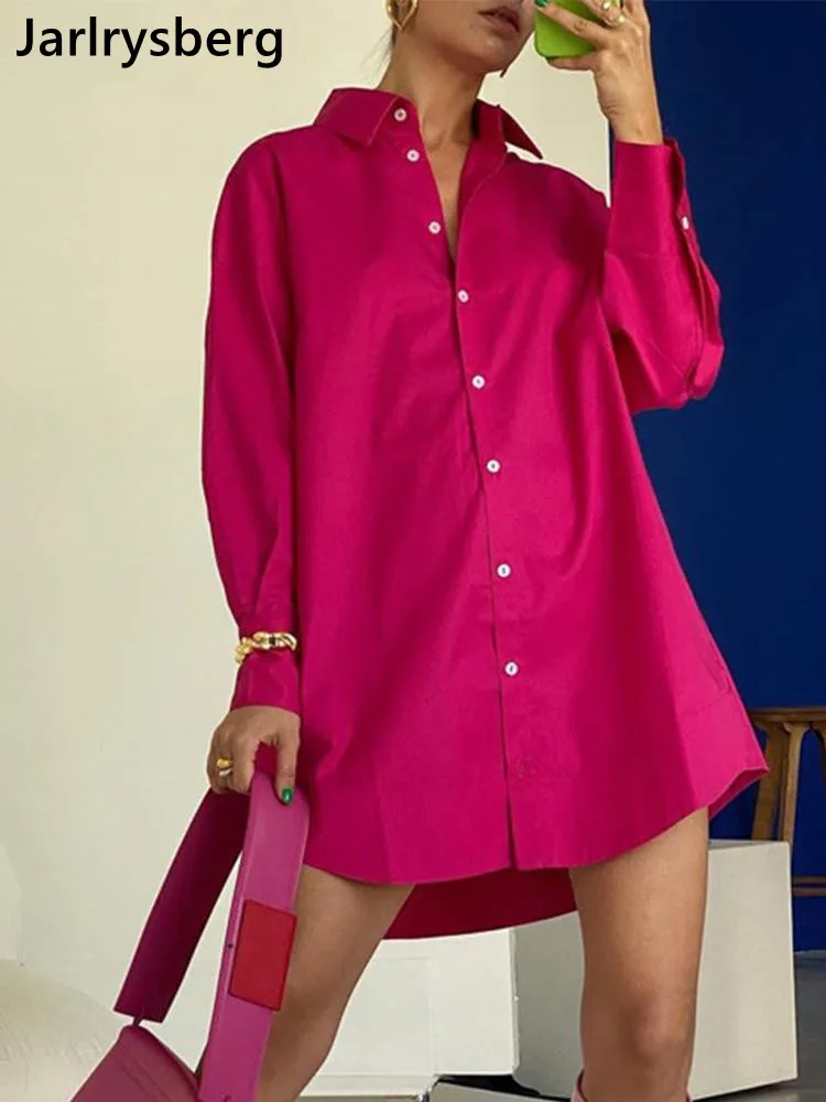 Jarlrysberg Casual Loose Pink Women'S Shirt 2022 Autumn Elegant Long Sleeve Office Fashion Femme Blouses Simple Blue Lapel Tops
Jarlrysberg Casual Loose Pink Women'S Shirt 2022 Autumn Elegant Long Sleeve Office Fashion Femme Blouses Simple Blue Lapel Tops