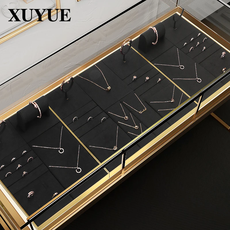 Jewelry display rack Pendant ring bracelet earring necklace display rack high-end jewelry counter display props
Jewelry display rack Pendant ring bracelet earring necklace display rack high-end jewelry counter display props