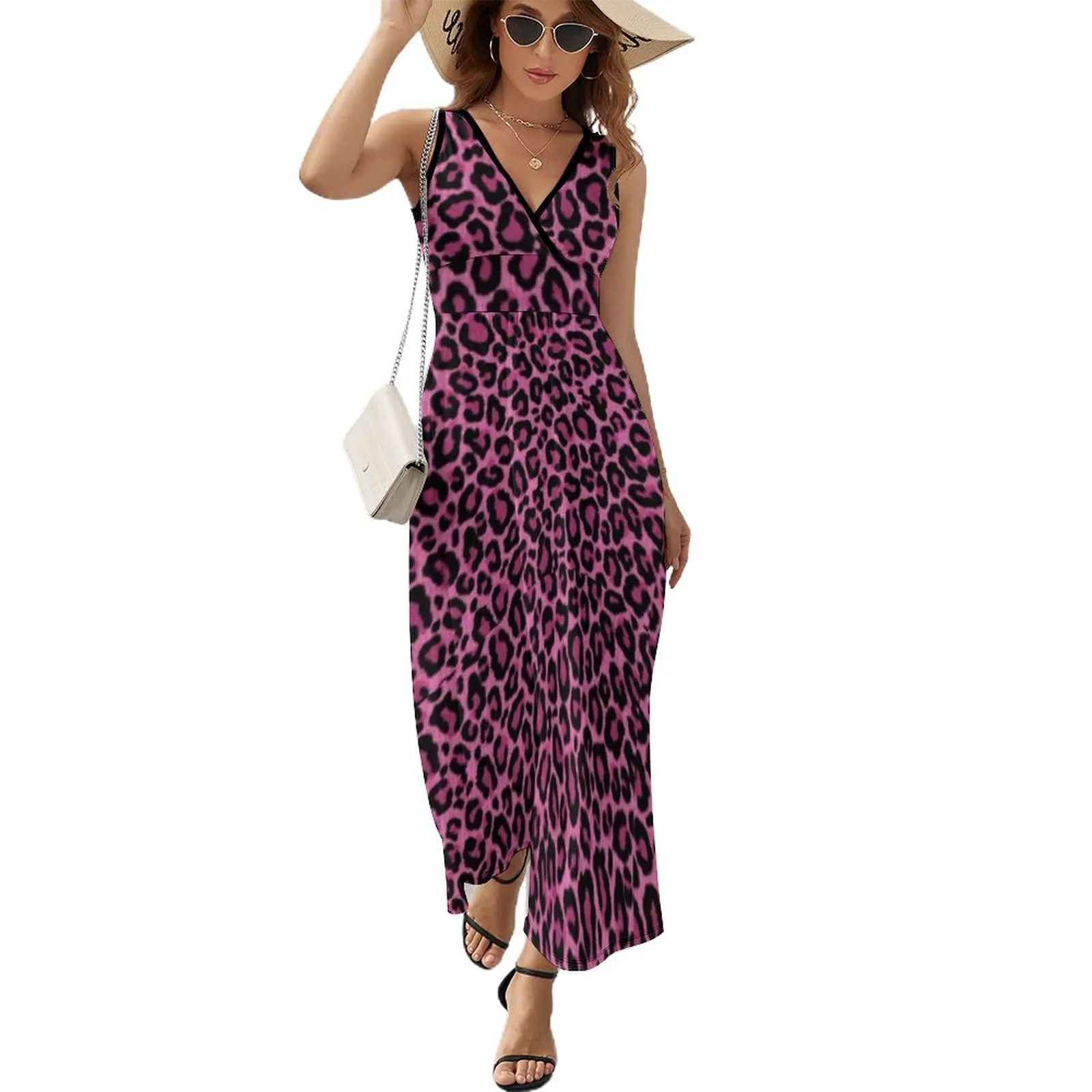 Funky Leopard Print Dress Pink Black Spots Print Aesthetic Stretch Maxi Dress Womens Beach Boho Beach Long Dresses Gift Idea
Funky Leopard Print Dress Pink Black Spots Print Aesthetic Stretch Maxi Dress Womens Beach Boho Beach Long Dresses Gift Idea