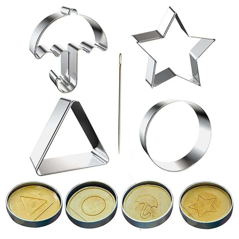 12pc Squid Game Sugar Candy Mold Cookie Cutter Cooking DIY Cake Mold Stainless Steel Making Tools Set Kitchen Accessories Bake
12pc Squid Game Sugar Candy Mold Cookie Cutter Cooking DIY Cake Mold Stainless Steel Making Tools Set Kitchen Accessories Bake