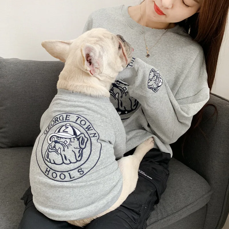 Embroidery Pattern Pet Dog Spring Autumn Clothes for Small Dogs French Bulldog Sweater Chihuahua Clothing Pug Costume Yorkie
Embroidery Pattern Pet Dog Spring Autumn Clothes for Small Dogs French Bulldog Sweater Chihuahua Clothing Pug Costume Yorkie