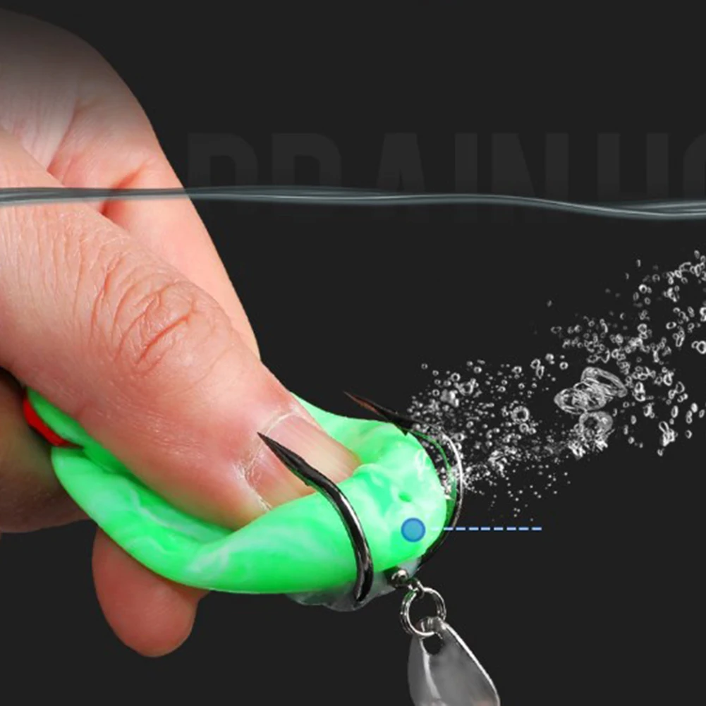 Realistic Appearance Double Propeller Frog Soft Baits Lure Fishing Tackle Topwater Ray Frog Bait Resin Material
Realistic Appearance Double Propeller Frog Soft Baits Lure Fishing Tackle Topwater Ray Frog Bait Resin Material