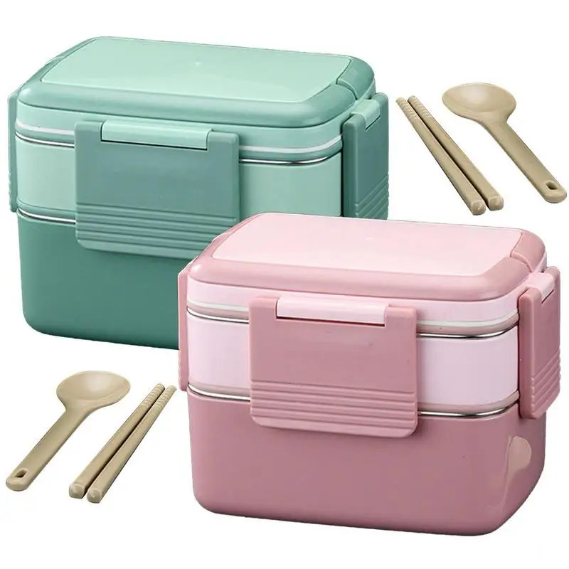 Stainless Steel Lunch Box Stackable Double Layer Food Box With 5 Grids Portable Insulation Lunch Container For School Picnic
Stainless Steel Lunch Box Stackable Double Layer Food Box With 5 Grids Portable Insulation Lunch Container For School Picnic