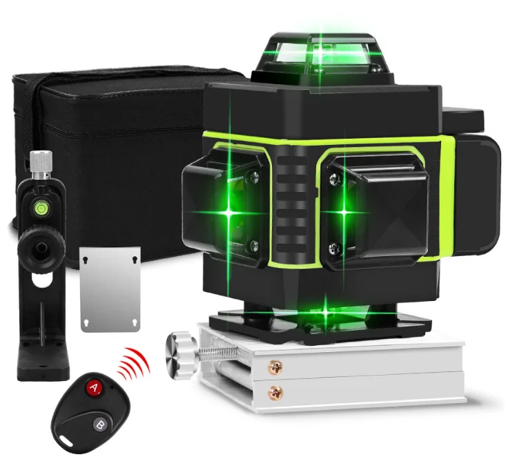 Good performance 16 line 4D green light cross line self laser leveling tool automatic floor laser level laser
Good performance 16 line 4D green light cross line self laser leveling tool automatic floor laser level laser