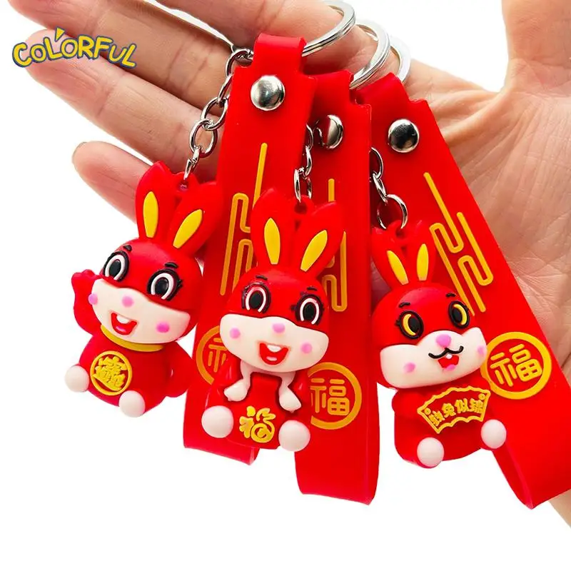 New Year Keychain 2023 Cute Rabbit Keychains Bunny Hanging Accessories Decors Chinese Zodiac Animals Key Chain
New Year Keychain 2023 Cute Rabbit Keychains Bunny Hanging Accessories Decors Chinese Zodiac Animals Key Chain