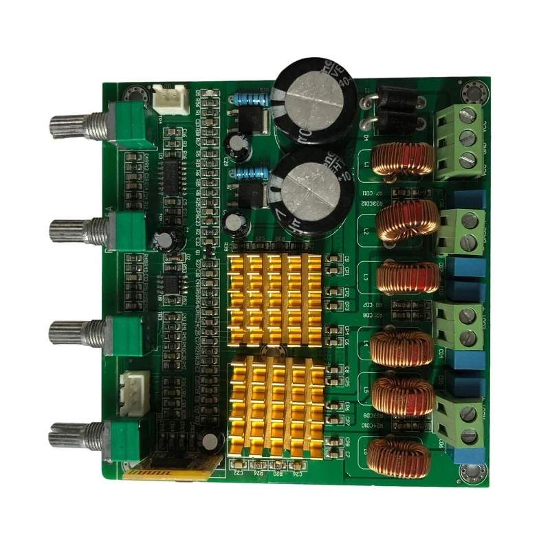 3-channel TPA3116D2 Bluetooth-compatible Digital Power Amplifier Module Class D HIFI Strong Bass 2x50W+100W
3-channel TPA3116D2 Bluetooth-compatible Digital Power Amplifier Module Class D HIFI Strong Bass 2x50W+100W