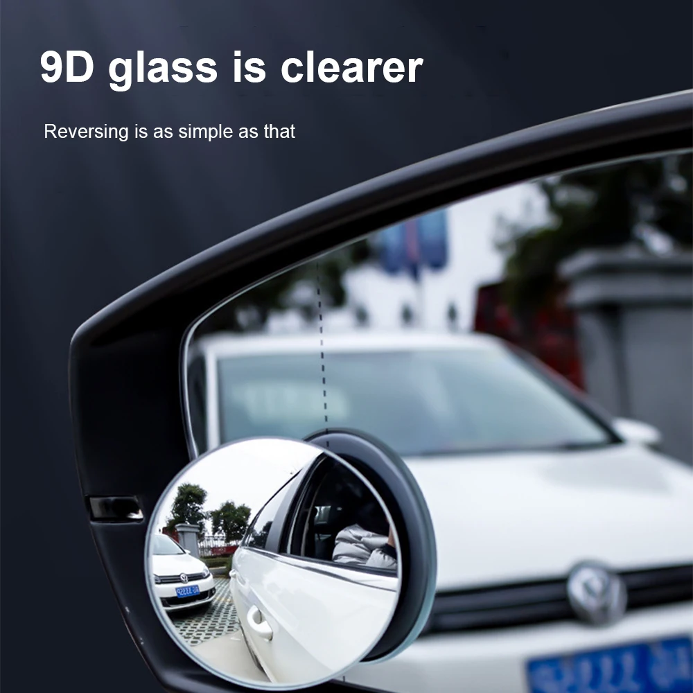 2Pcs Round Frame Convex Blind Spot Mirror Car Auxiliary Rearview Mirror 360 Degree Adjustable Wide-angle Safety Driving Mirror
2Pcs Round Frame Convex Blind Spot Mirror Car Auxiliary Rearview Mirror 360 Degree Adjustable Wide-angle Safety Driving Mirror
