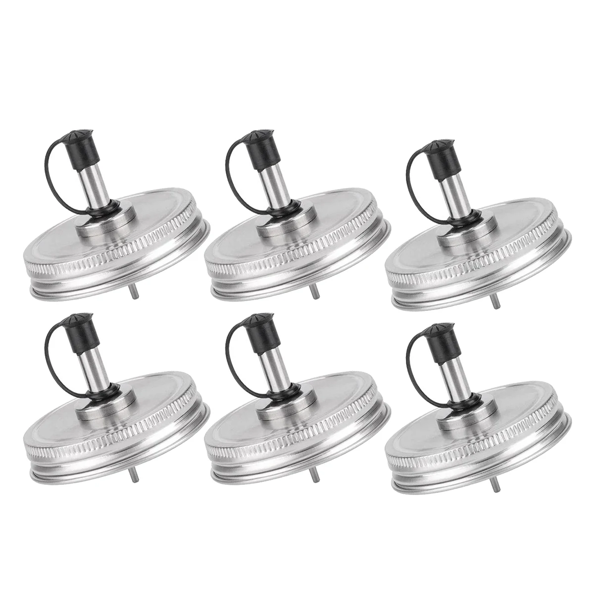 6PCS Stainless Steel 70mm Regular Mouth Mason Jar Pour Spout Lids with Plastic Caps for Olive Oil Cocktail Dispenser
6PCS Stainless Steel 70mm Regular Mouth Mason Jar Pour Spout Lids with Plastic Caps for Olive Oil Cocktail Dispenser