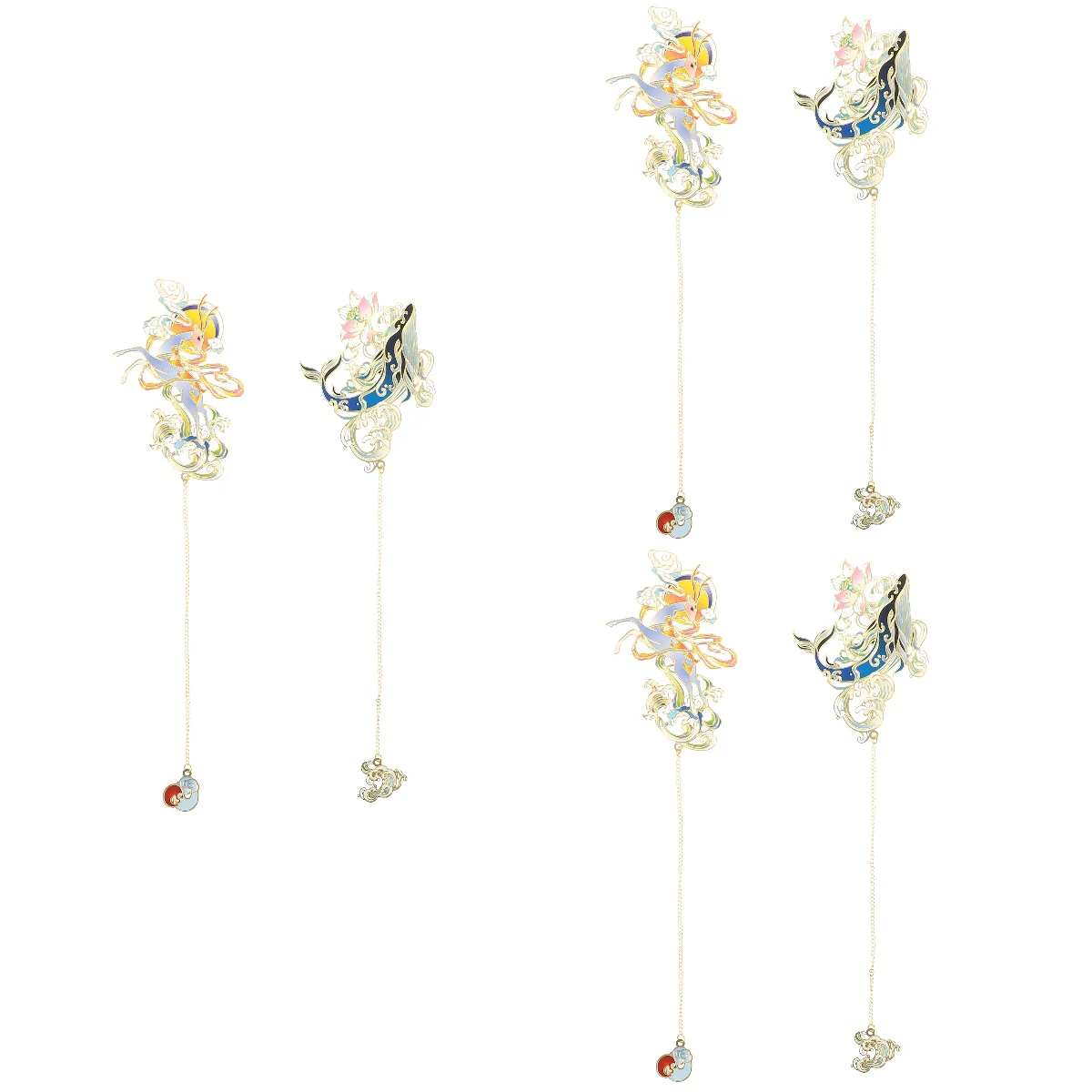 6 pcs Decorative Bookmarks Ancient Chinese Mythology Page-marker for Students Teachers
6 pcs Decorative Bookmarks Ancient Chinese Mythology Page-marker for Students Teachers