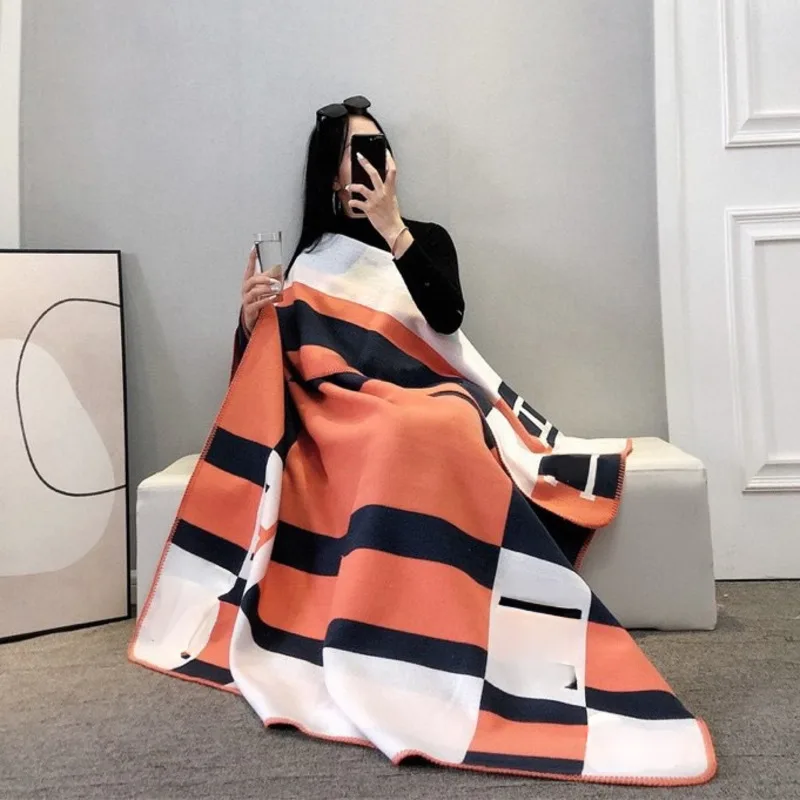 Luxury Letter H Cashmere Design Blanket Crochet Soft Wool Shawl For Beds Winter Warm Couch Knit Throw Flat Sheet Protector
Luxury Letter H Cashmere Design Blanket Crochet Soft Wool Shawl For Beds Winter Warm Couch Knit Throw Flat Sheet Protector