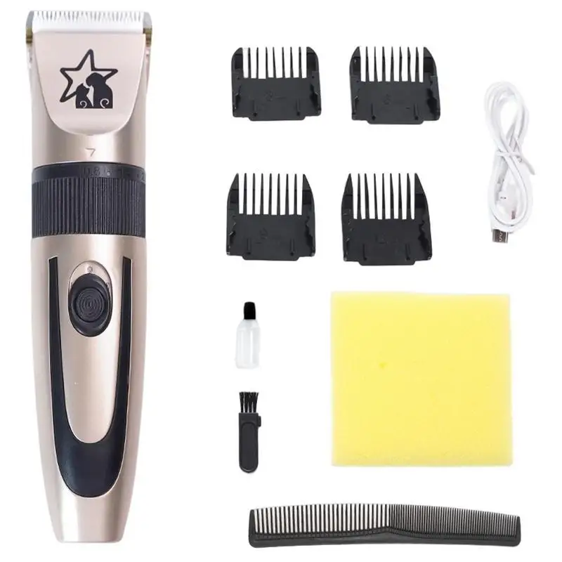 Dog Grooming Kit Rechargeable Pet Trimmer Haircut Shaver Trimmer Set Electric Grooming Machine Pet Supplies & Accessories
Dog Grooming Kit Rechargeable Pet Trimmer Haircut Shaver Trimmer Set Electric Grooming Machine Pet Supplies & Accessories