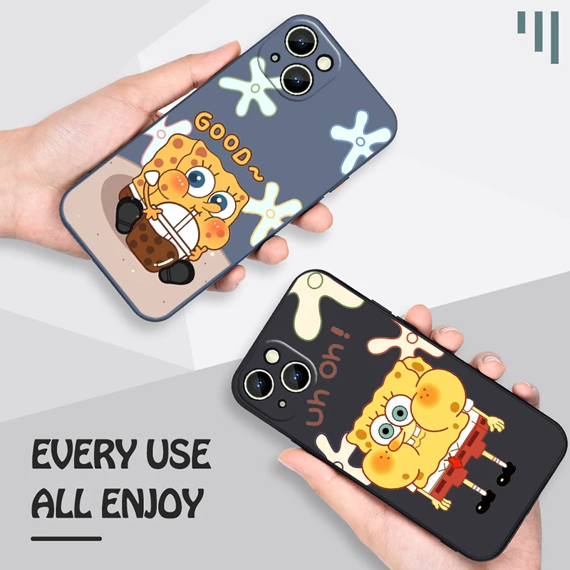 Cute SpongeBob Patrick Star For Apple iPhone 14 13 12 11 Pro Max Plus XS XR X 8 7 SE Liquid Rope Phone Case Capa Cover
Cute SpongeBob Patrick Star For Apple iPhone 14 13 12 11 Pro Max Plus XS XR X 8 7 SE Liquid Rope Phone Case Capa Cover