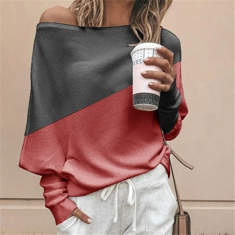 Autumn 2022 New Loose Plus Size Women's Stitching Contrast Color Long Sleeve T-shirt-female
Autumn 2022 New Loose Plus Size Women's Stitching Contrast Color Long Sleeve T-shirt-female