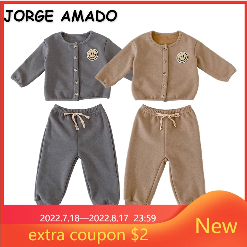 Новинка, осенний комплект одежды для маленьких девочек, свитшот с длинным рукавом и круглым воротником, с мультяшным рисунком улыбки, серог...
Новинка, осенний комплект одежды для маленьких девочек, свитшот с длинным рукавом и круглым воротником, с мультяшным рисунком улыбки, серог...