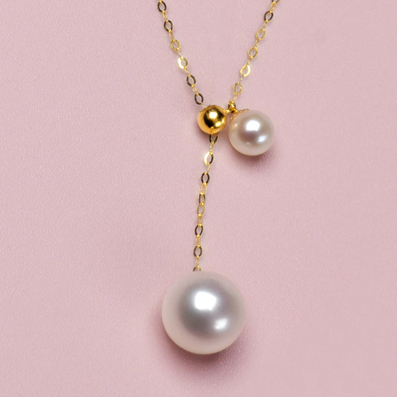 ZHIXI Pure 18K Gold Necklace Pendant AU750 7-8MM Akoya Pearl Fine Jewelry Exclusive Women's Party Gifts X528
ZHIXI Pure 18K Gold Necklace Pendant AU750 7-8MM Akoya Pearl Fine Jewelry Exclusive Women's Party Gifts X528