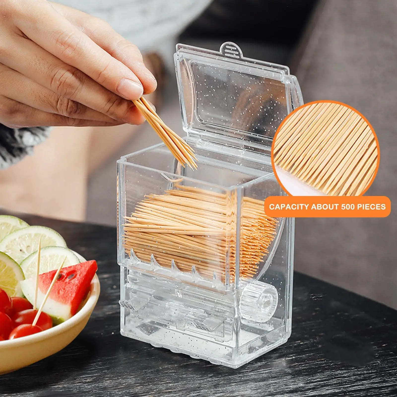 Electric Toothpick Holder Infrared Sensor Automatic Supplies Kitchen Tooth Dispenser Box Storage Stick Toothpick Tabl Z1d2
Electric Toothpick Holder Infrared Sensor Automatic Supplies Kitchen Tooth Dispenser Box Storage Stick Toothpick Tabl Z1d2