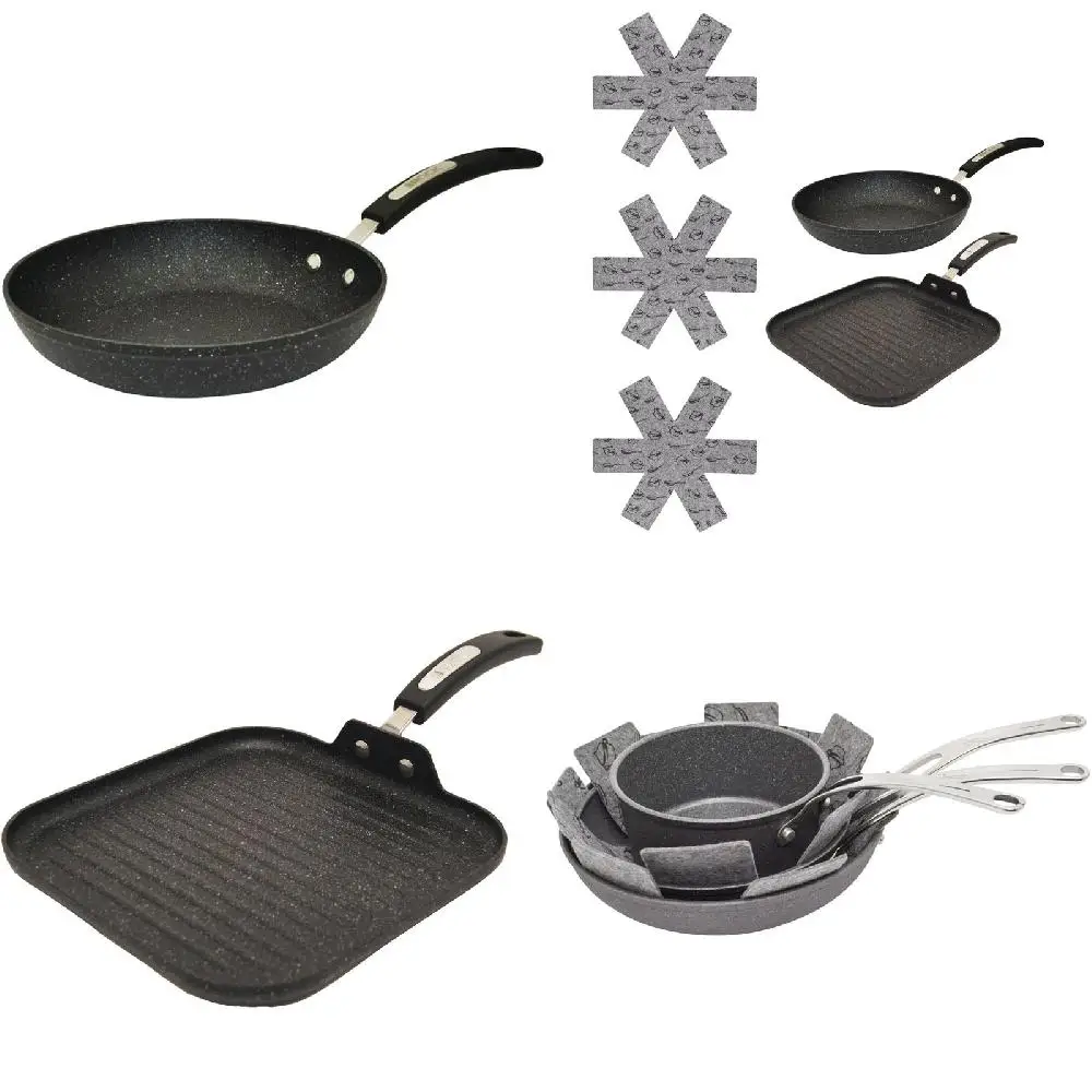 Marvelous 11-Inch Fry Pan, Fantastic 10-Inch Aluminum Pan, and Excellent Pot Protectors Kit - Best Value Kitchen Trio Set!
Marvelous 11-Inch Fry Pan, Fantastic 10-Inch Aluminum Pan, and Excellent Pot Protectors Kit - Best Value Kitchen Trio Set!
