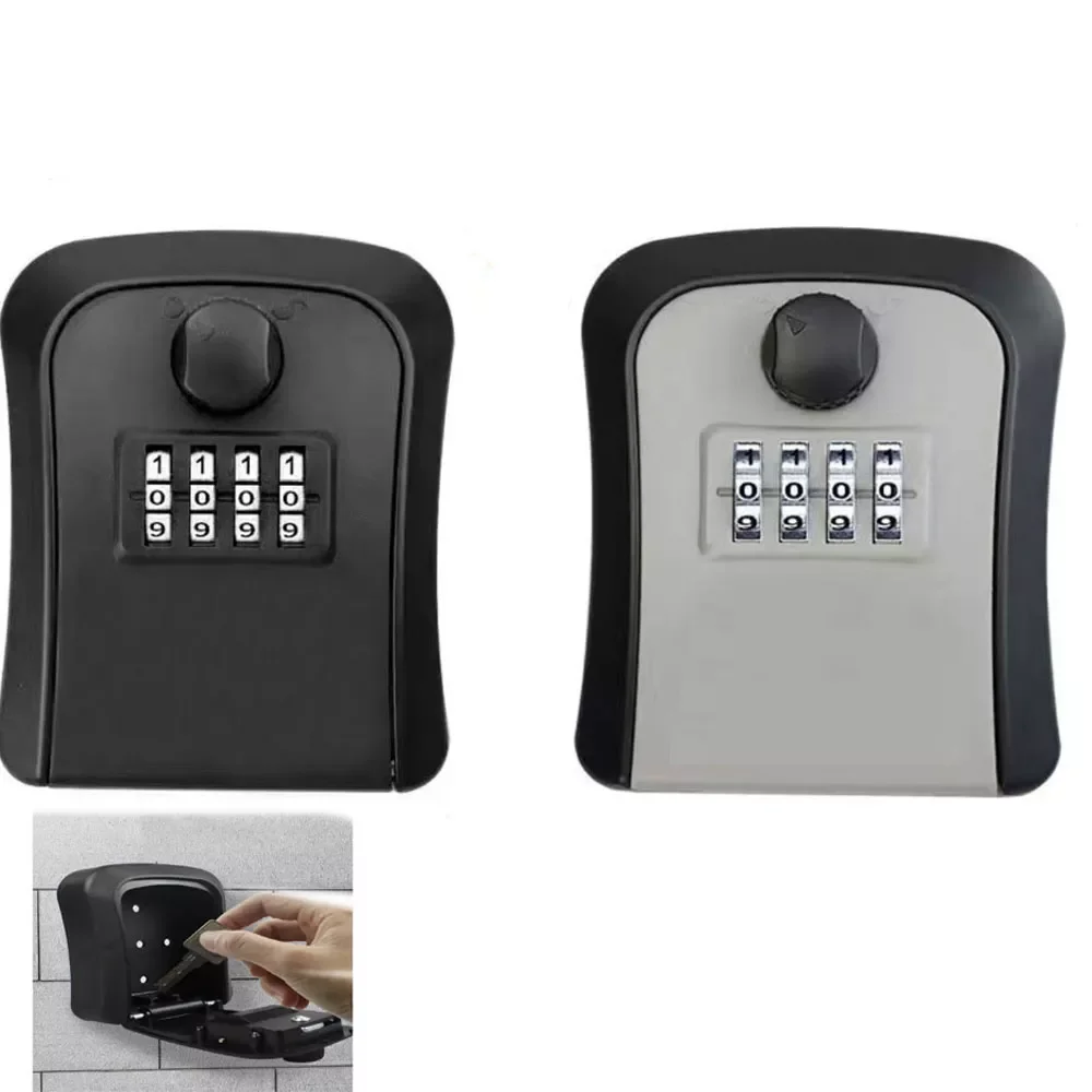 Wall-mounted key safe weatherproof No. 4 combination key storage lock box indoor and outdoor password key box key lock box
Wall-mounted key safe weatherproof No. 4 combination key storage lock box indoor and outdoor password key box key lock box