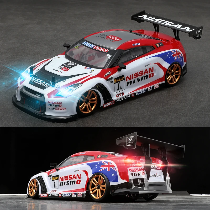 1:18 4 Wheel Drive Remote Control Car 50km/h Rapid Drifting Remote Control Racing GTR Racing Competition Remote Control Toy
1:18 4 Wheel Drive Remote Control Car 50km/h Rapid Drifting Remote Control Racing GTR Racing Competition Remote Control Toy