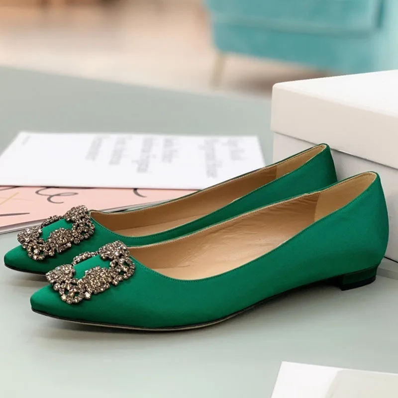 2022 spring new snowflake rhinestone square buckle satin shallow pointed toe banquet flat shoes wedding shoes women
2022 spring new snowflake rhinestone square buckle satin shallow pointed toe banquet flat shoes wedding shoes women