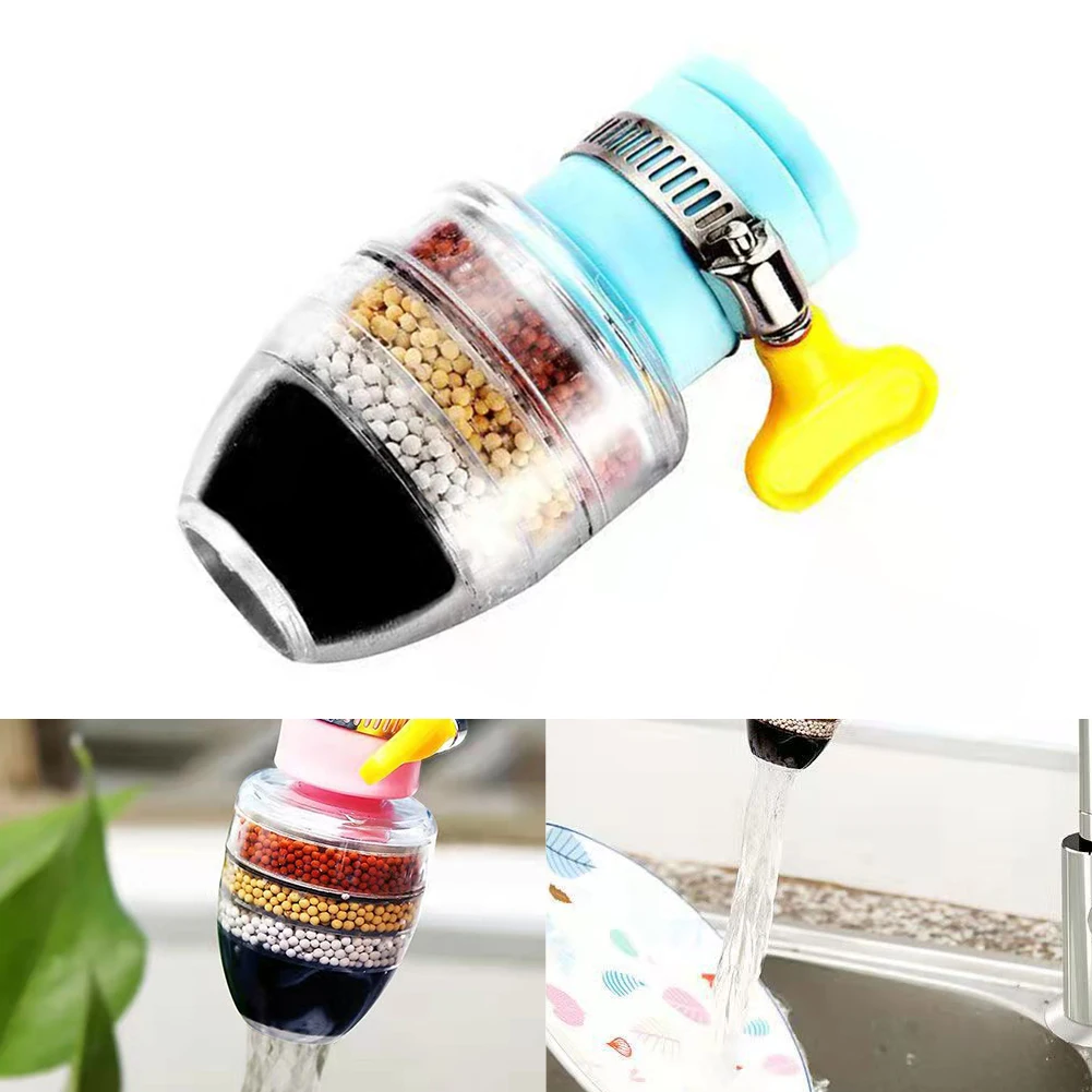 Rotation Kitchen Faucet Spouts Filter 6 Layered Activated Carbon Water Purifier Hard Water Softener Tap Nozzle Filter Adapter
Rotation Kitchen Faucet Spouts Filter 6 Layered Activated Carbon Water Purifier Hard Water Softener Tap Nozzle Filter Adapter