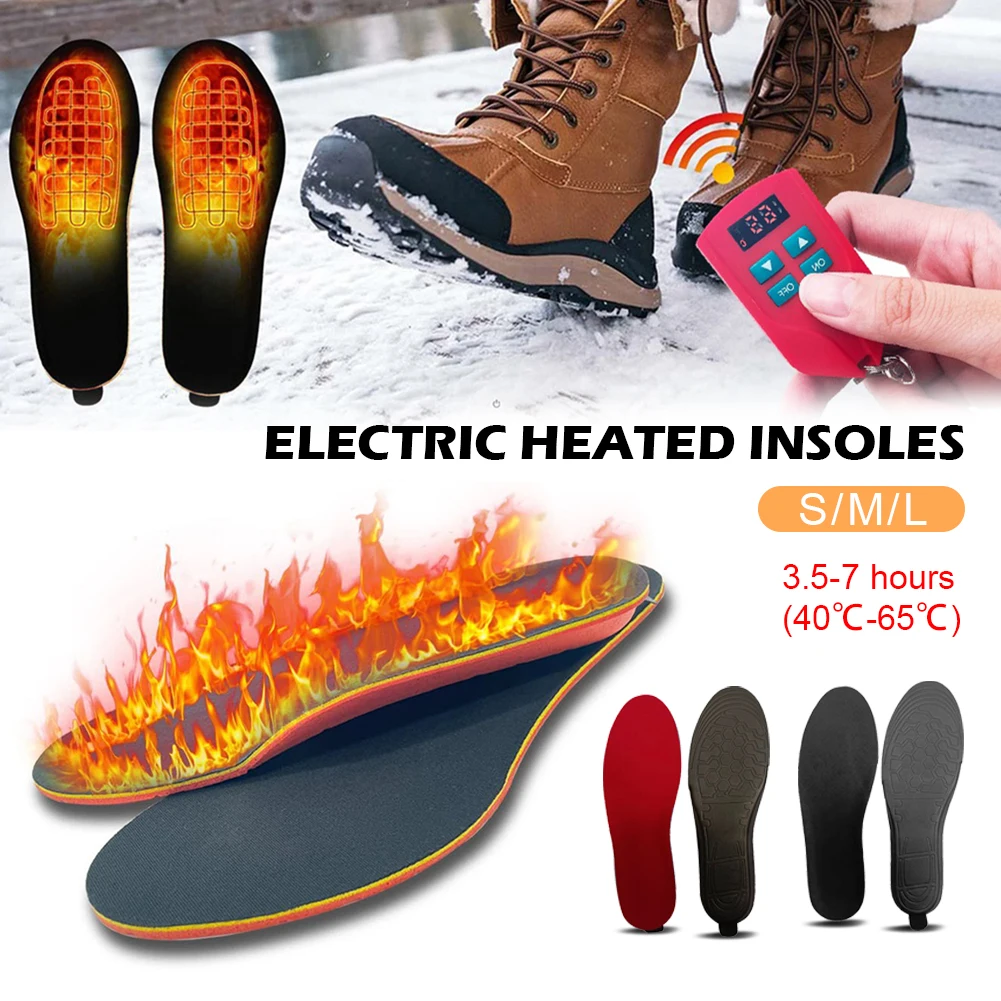 Electric Heated Insoles Winter Foot Warmer Pad USB Rechargeable Thermal Insoles With Remote Control For Home Outdoor Hiking
Electric Heated Insoles Winter Foot Warmer Pad USB Rechargeable Thermal Insoles With Remote Control For Home Outdoor Hiking