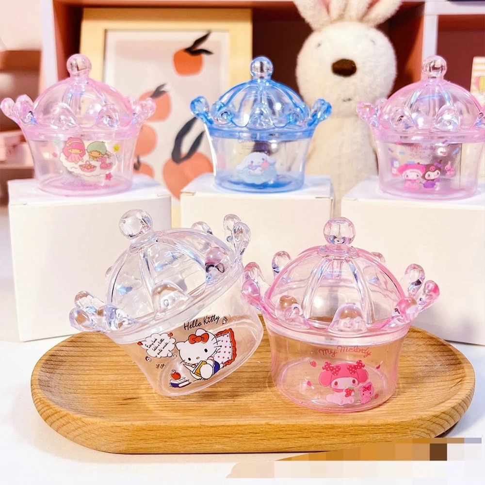 Sanrioed Cartoon Series Cute Cinnamoroll Crown Crystal Small Item Storage Box Kawaii Girl Sundries Large Space Storage Box
Sanrioed Cartoon Series Cute Cinnamoroll Crown Crystal Small Item Storage Box Kawaii Girl Sundries Large Space Storage Box